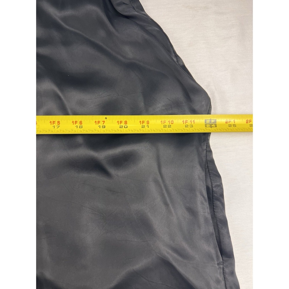 Athleta Calm Cool Wide Leg Jumpsuit Silky Black V Neck Resort Lounge Romper XL - Picture 11 of 15